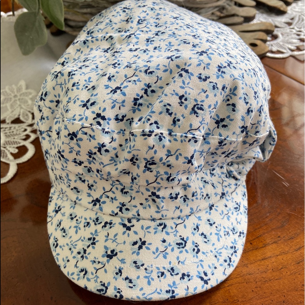 The Children's Place floral hat cap 18-24 months bow NWT